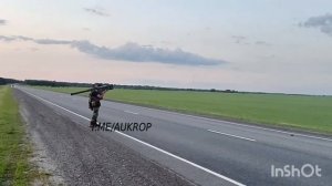 💥Поражение украинского дрона-камикадзе пуском ПЗРК…