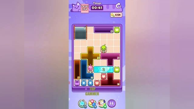 Как пройти Уровень 254 в Drop the Cat! (Решение)