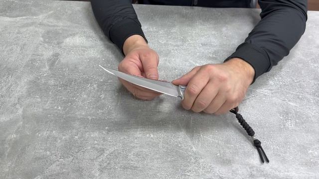 Нож Рыбак-2, фултанг, из кованой стали Х12МФ смотреть онлайн