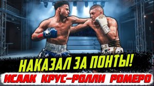 РАЗОЗЛИЛ ПИТБУЛЯ и был сурово НАКАЗАН! Обзор боя Исаак Крус - Ролли Ромеро