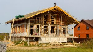 300 м² лютого самостроя | Дом эксперимент