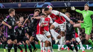 Арсенал - Бавария Лига Чемпионов 26.11.25 симуляция трансляция статистика и обзор матча 5 тур