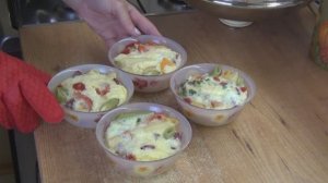 Омлет порционный на водяной бане - рецепт для начинающих, диетический