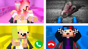 🐺ПОЗВОНИЛИ БОЛЬШОМУ ПЛОХОМУ ВОЛКУ В 3 ЧАСА НОЧИ В МАЙНКРАФТ! ШЕДИ ЛЕСКА И НУБИК MINECRAFT