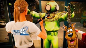 👻 Жуткий РЕМОНТ кафе с привидением с Олегом Брейном! // Scooby Doo DLC в House Flipper 2