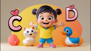 Английский детям. Буквы C-D. Мультик