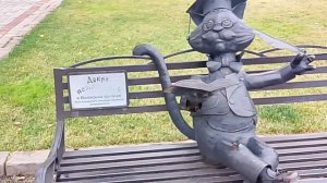 Вот такой учёный кот 🐱 есть в Волжском!