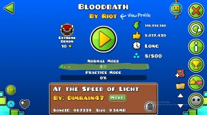 Geometry Dash ГД БЛУДБАФ НА 50 %?!?!