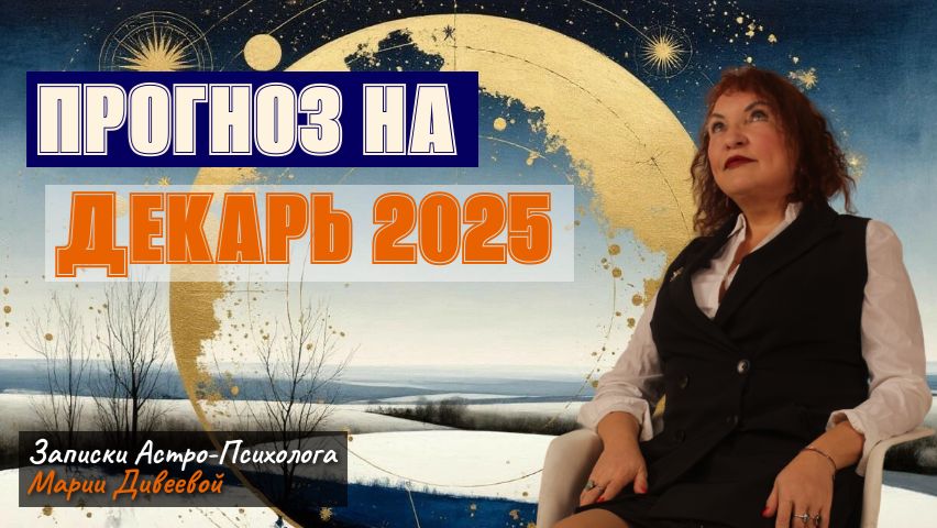 Не жди начала года - начни прямо сейчас! Астро-Энергетический прогноз на декабрь 2025