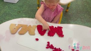 "МАМА" творческая поделка у младших дошкольников Funny Ant Malahovka