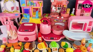 Распаковка игрового набора розовой кухонной техники. Обзор игрушек | ASMR