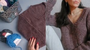 🔥ПУЛОВЕР БАЗОВЫЙ СПИЦАМИ