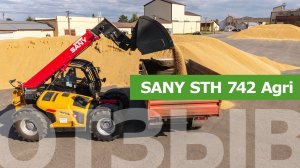 Отзыв о работе телескопического погрузчика SANY STH 742 Agri