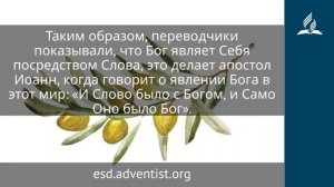 28 ноября 2025. Слово было Бог. Под сенью благодати | Адвентисты