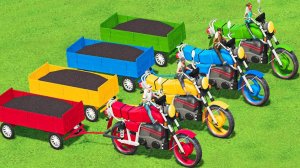 МУЛЬТИК МАШИНКИ ВИДЕО ПРО МАШИНКИ ОГРОМНЫЕ БАЙКИ МУЛЬТФИЛЬМЫ ЦВЕТНЫЕ МАШИНКИ ИГРУШКИ МАШИНКИ