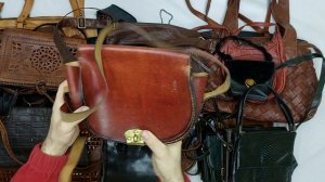 40417 Сумки винтаж кожаные, 26пак, borse 1/2, секонд (vintage/extra) оптом