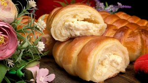 Бесподобные мягкие булочки с творожной начинкой — рецепт моей бабушки, проверенный временем