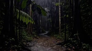 Идеальный сон под тихий дождь в лесу 🌧️🌲 Атмосфера глубокого сна, учёбы и релаксации