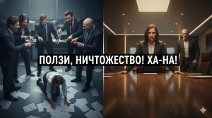 «ПОЛЗИ И СОБИРАЙ!»—РЖАЛ ДИРЕКТОР И ВЕСЬ ОФИС. ЧЕРЕЗ ЧАС ОНИ РЫДАЛИ, КОГДА Я СЕЛА В КРЕСЛО ВЛАДЕЛЬЦА