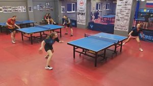 3..8 Чирков/Морозова (1330) - Виноградов/Шарый (1082) Настольный теннис МИКСТ 31 очко 16.11