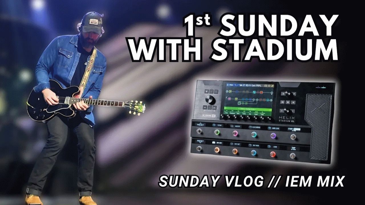 Worship Tutorials: Впервые использую Line 6 Stadium live на лайве ⧸⧸ Воскресный Влог, IEM микс