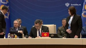 Третий день пребывания Президента в Киргизии