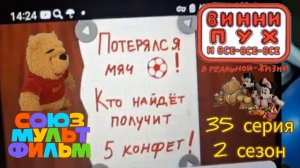 Винни-пух и все все все в реальной жизни 35 серия 2 сезон вознаграждение