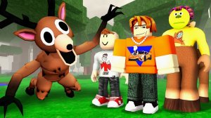 😱Я Зашел в КОМАНДУ ВЛАДА А4 в 99 Nights In The Forest в Роблокс