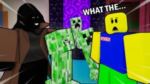 СТРАННЫЙ СТРОГИЙ ПАПА ПРОТИВ КРИПЕРА! Анимация Roblox