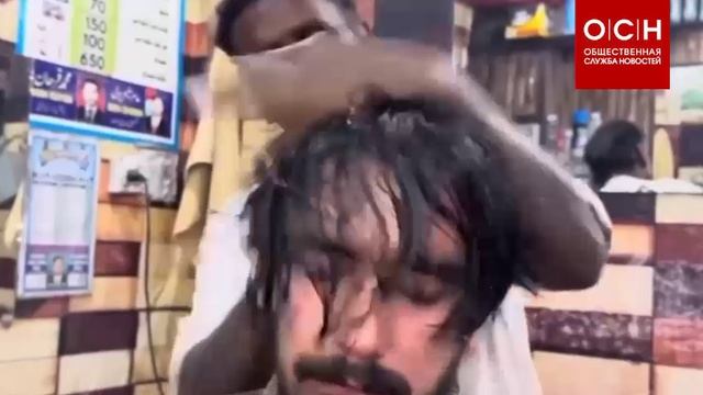 Турист показал, как индийский «мастер» делает массаж головы за $1. смотреть онлайн