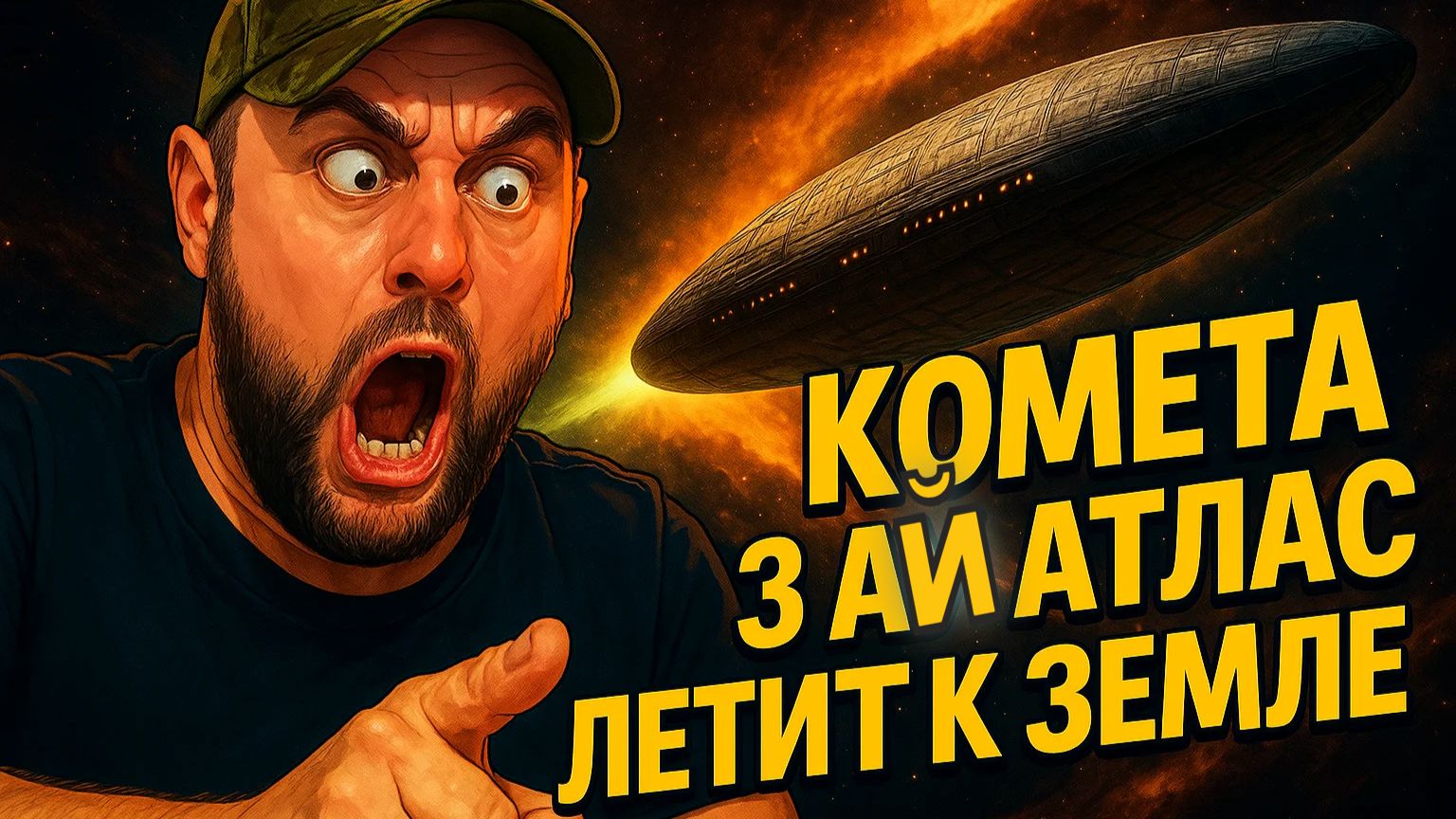 КОСМИЧЕСКИЙ КОРАБЛЬ 3I/ATLAS ЛЕТИТ К ЗЕМЛЕ