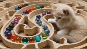 Шарики катятся по лабиринту