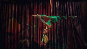 Арт-проект "Мир воздушной гимнастики": ученица Надежда Авдеева - выступление с номером "The Matrix"