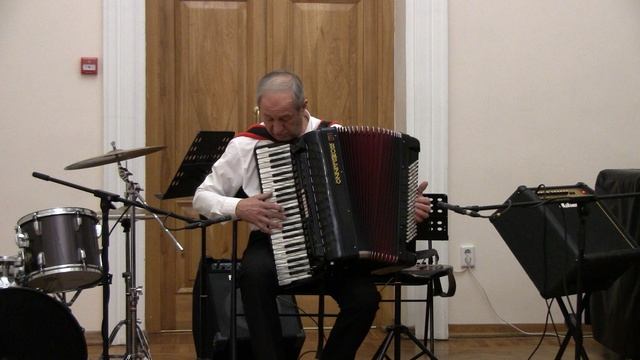 Ришар Гальяно "Песня для Джо". Играет новосибирский аккордеонист Владимир Никулин