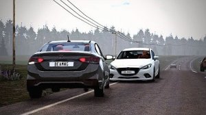 BeamNG Drive — Безрассудное вождение и аварии на дорогах