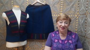 Костюм из драпа "Томочка". Мастер-класс по вязанию крючком от О. С. Литвиной.