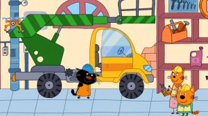 ТРИ КОТА. СТРОИТЕЛЬНЫЕ МАШИНЫ