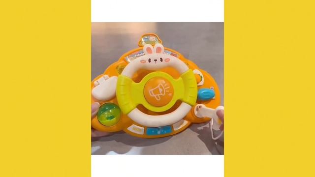 Музыкальный Руль оранжевый TrendToys для малышей развивающий LDG052 смотреть онлайн