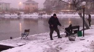 поимка форели на блесну