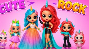 Милая и Плохая кукла ! Сестры взрослеют вместе! Поделки для кукол ЛОЛ ОМГ!