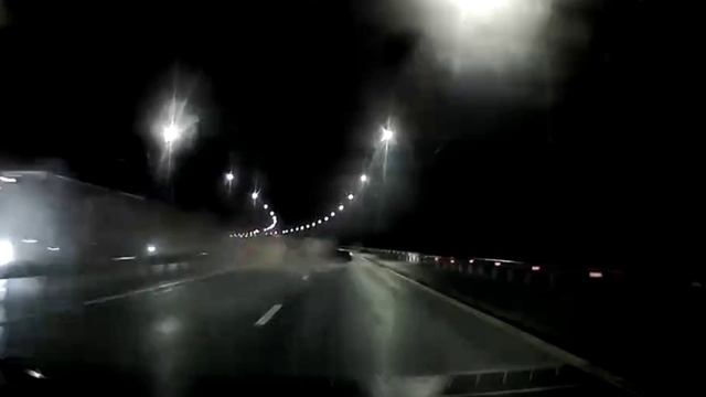 Момент аварии на трассе М 12 во Владимирской области