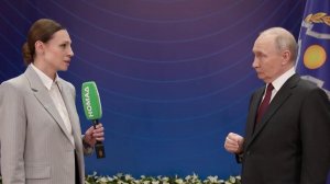 Разворот России на Восток был естественным и аккуратным, заявил президент РФ в интервью "Номад ТВ".