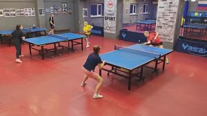 5..6 Чирков/Морозова (1330) - Стрижанов/Фильчева (1058) Настольный теннис МИКСТ 31 очко 16.11