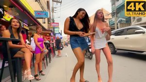 Пешеходная прогулка по Паттайе. Soi Chaiyapon. Soi Buakhao. Soi Lengkee. Таиланд