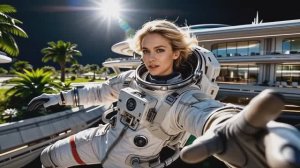 Sci-Fi Video - Outer space Habitat - AI-Generated