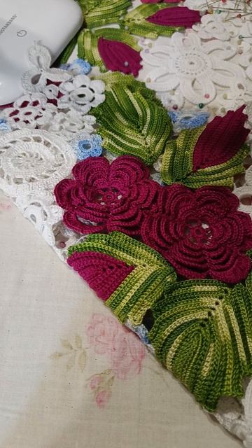 Кофточка Ирландским кружевом в работе смотреть онлайн