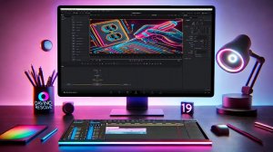 Анимация неонового контура в DaVinci Resolve 19 за 6 минут | Пошаговый урок во Fusion