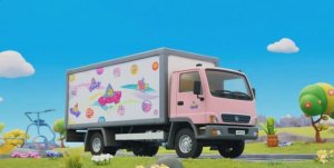 Пёстрые машинки мультик