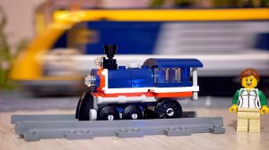 Паровозик Лего и Пассажирский Поезд Лего, новогоднее видео / Поезда для детей