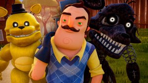 ПРИВЕТ СОСЕД НО МИШКА ФРЕДДИ В РОБЛОКС! ПРИВЕТ СОСЕД ФРЕДБЕР!